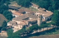Foto aerea dell'Abbazia di Montecorona
